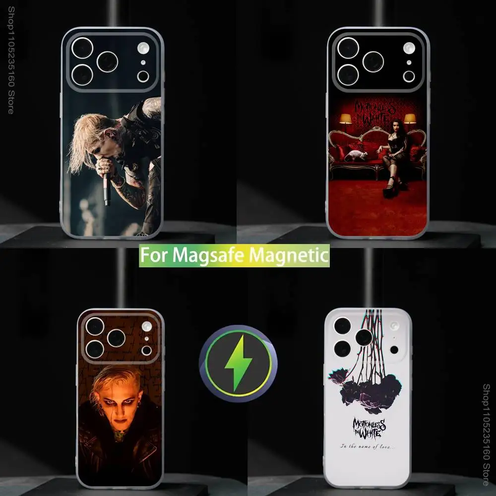 

M-Motionless Band Phone Case For iPhone 17,16,15,14,13,12,11,Pro,Max,Plus,Mini,SE4,E Magnetic For Magsafe Wireless