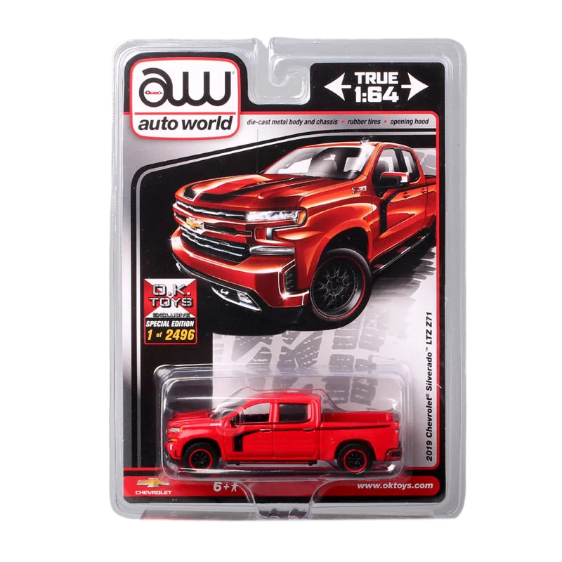 Auto World AW 1/64 Scale Chevrolet Silverado Cheyenne 10 K5 Blazer C1500 C60 Truck Diecast Pickup Metal Car Model Vehicles Toy