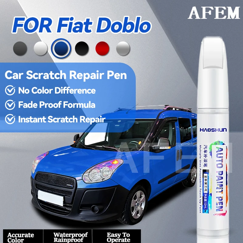Specialized Automobiles Paint Repair Pen Touch Up Scratch Remover DIY Auto Accessories For FIAT DOBLO 2000-2025 223 263 263D Bla