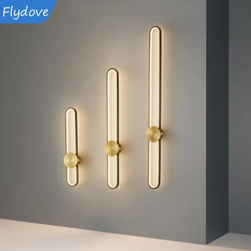 

Ring Wall Lamps Luxury Gold for Bedroom Bedside Hallway Hotel Modern Sconce Lights Background Restaurant Lighting Fixtures Decor