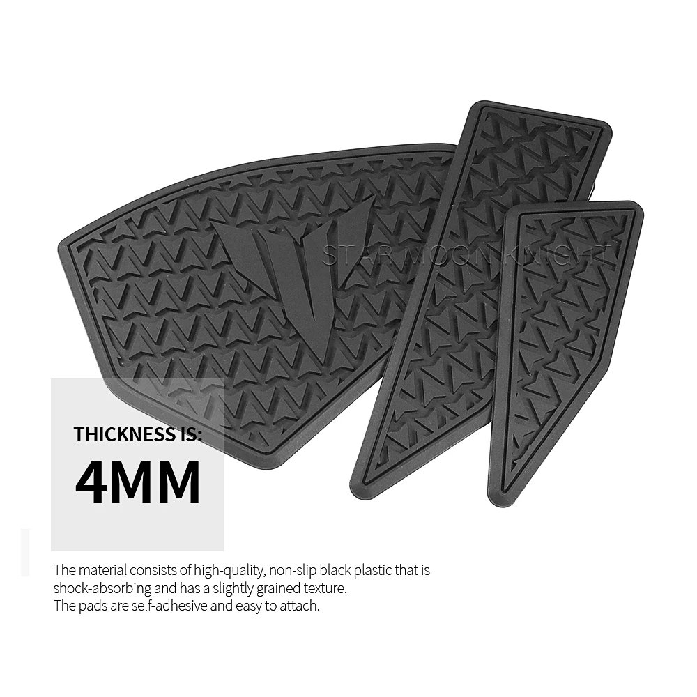 Motocicleta Side Fuel Tank Pad, Joelho Grip Traction Pad, Protector Adesivos para Yamaha MT-03, MT03, MT-25, MT25, 2020-2022