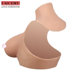 EYUNG Transgender Fake Tits Silicone Breast Forms Crossdresser Fake Boobs Silicone Chest Cross Dressing Fake Breasts Cosplay