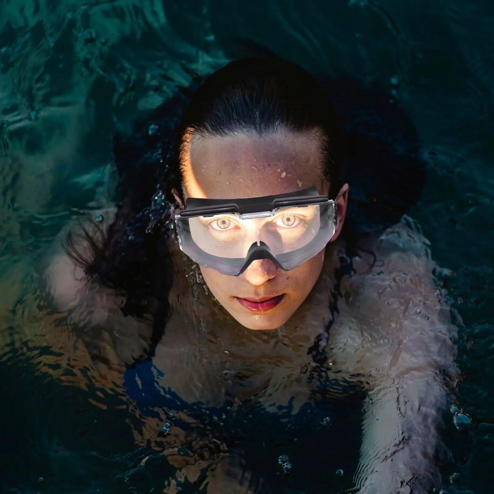 Safety Goggles Clear Eye Protection Dust Proof PC High Transparency Indirect Ventilation Work Glasses For Cutting Labor