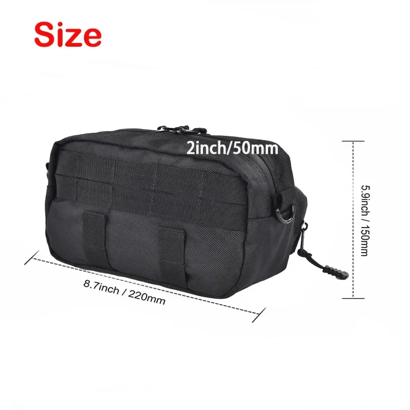Motorcycle Handlebar Bag Barrel Bags Multifunction Storage Shoulder Bag For Cruiser Softail Sportsters For BMW Dirt Bike E-bike