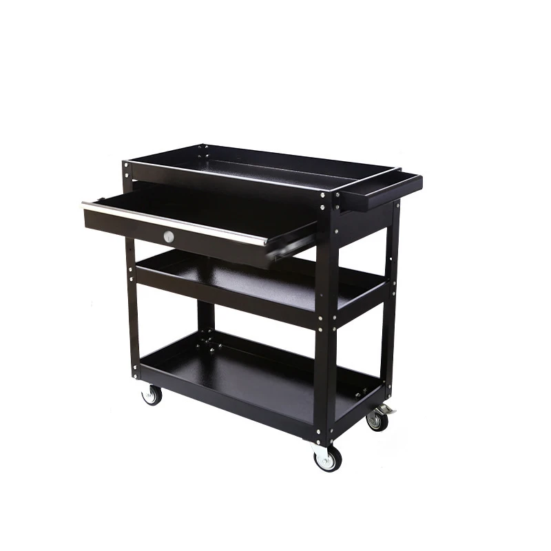 Тележка для ремонта автомобилей Механическая мастерская Инструменты Тележка Сверхмощная тележка с медведем 100 кг Тележка для инструментов Стойка для хранения инструментов 카트 트롤리