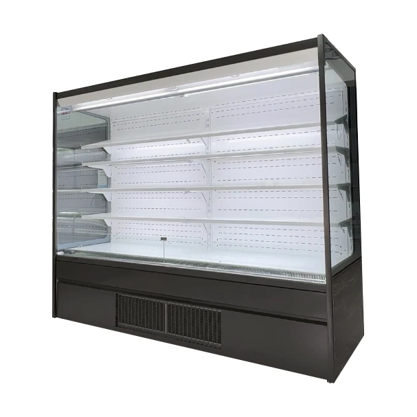 

Commercial Vertical Upright Drink Freezer Open Chiller Cooling Climate Beverage Display Cooler Refrigerator
