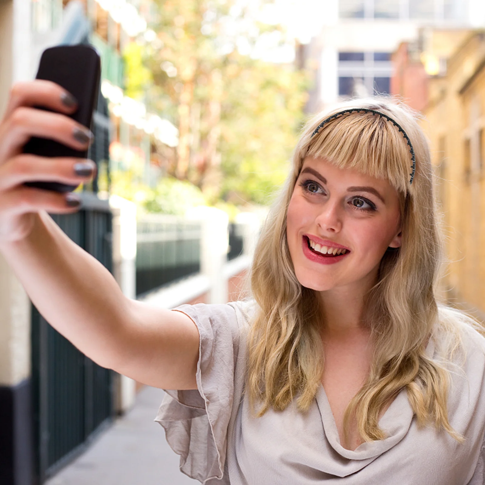 

6Pcs Anti-Slip Women Hairband Elegant Plastic Headband Lightweight Headdress Accessory for Prom Wedding Party Women Hairband