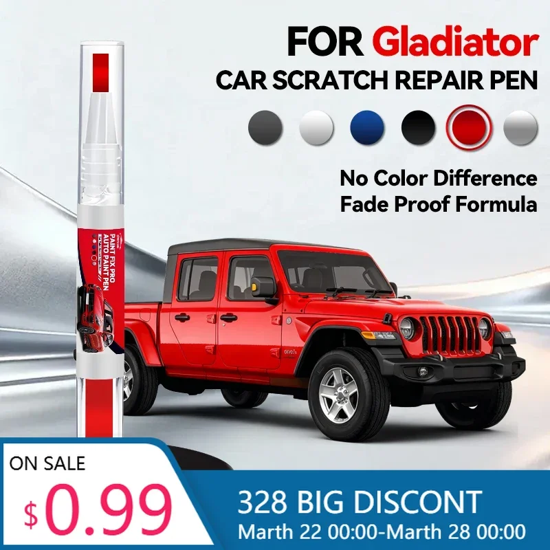 

Hot Car Dedicated For Jeep Gladiator Car Paint Repair Pen Touch Up Scratch Remover DIY Auto Accessories Black PX8 Green Silver B