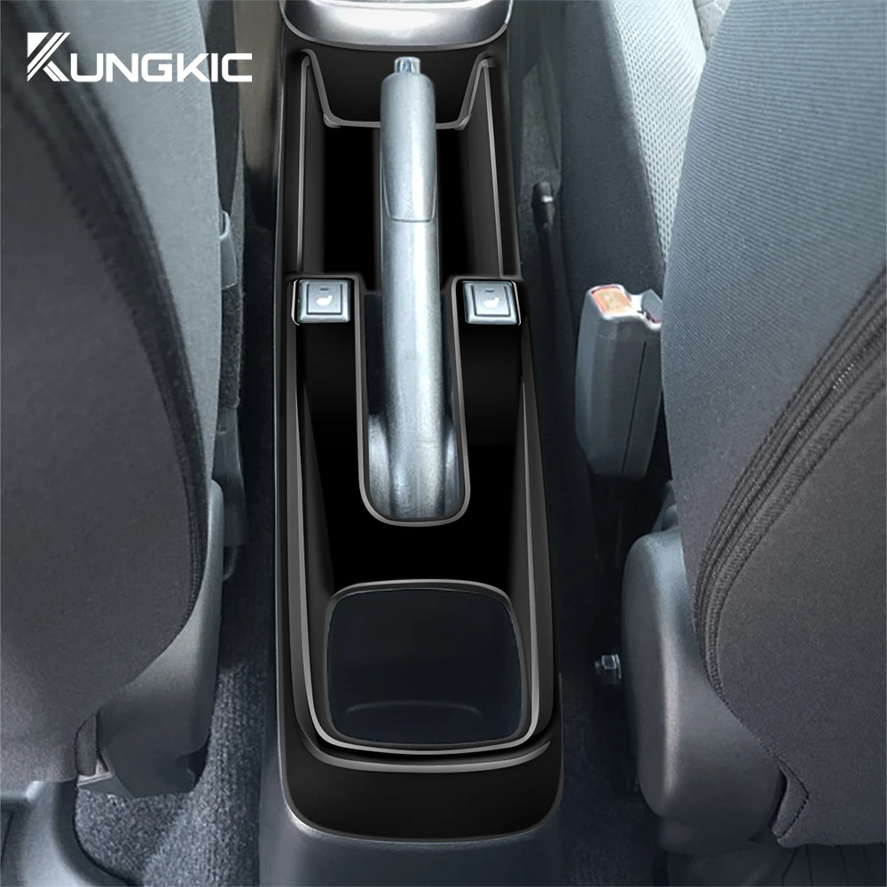 For Suzuki SWIFT 2017 2018 2019-2024 2025 Car Water Cup Holder Box Panel Sticker ABS Carbon Fiber Style Interior Accessories