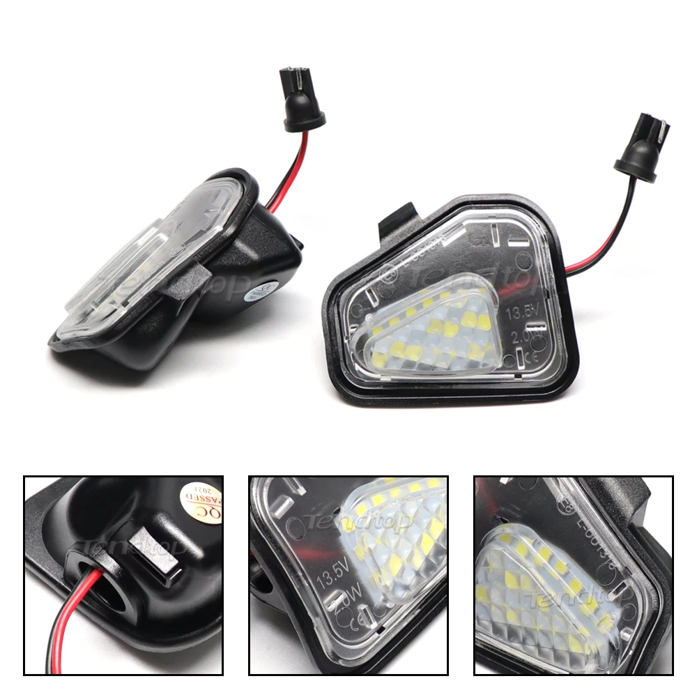 LED Side Rearview Mirror Floor Ground Lamp Puddle Light For VW CC Jetta Scirocco EOS 2009-2015 For Passat B7 CC 4motion Santana