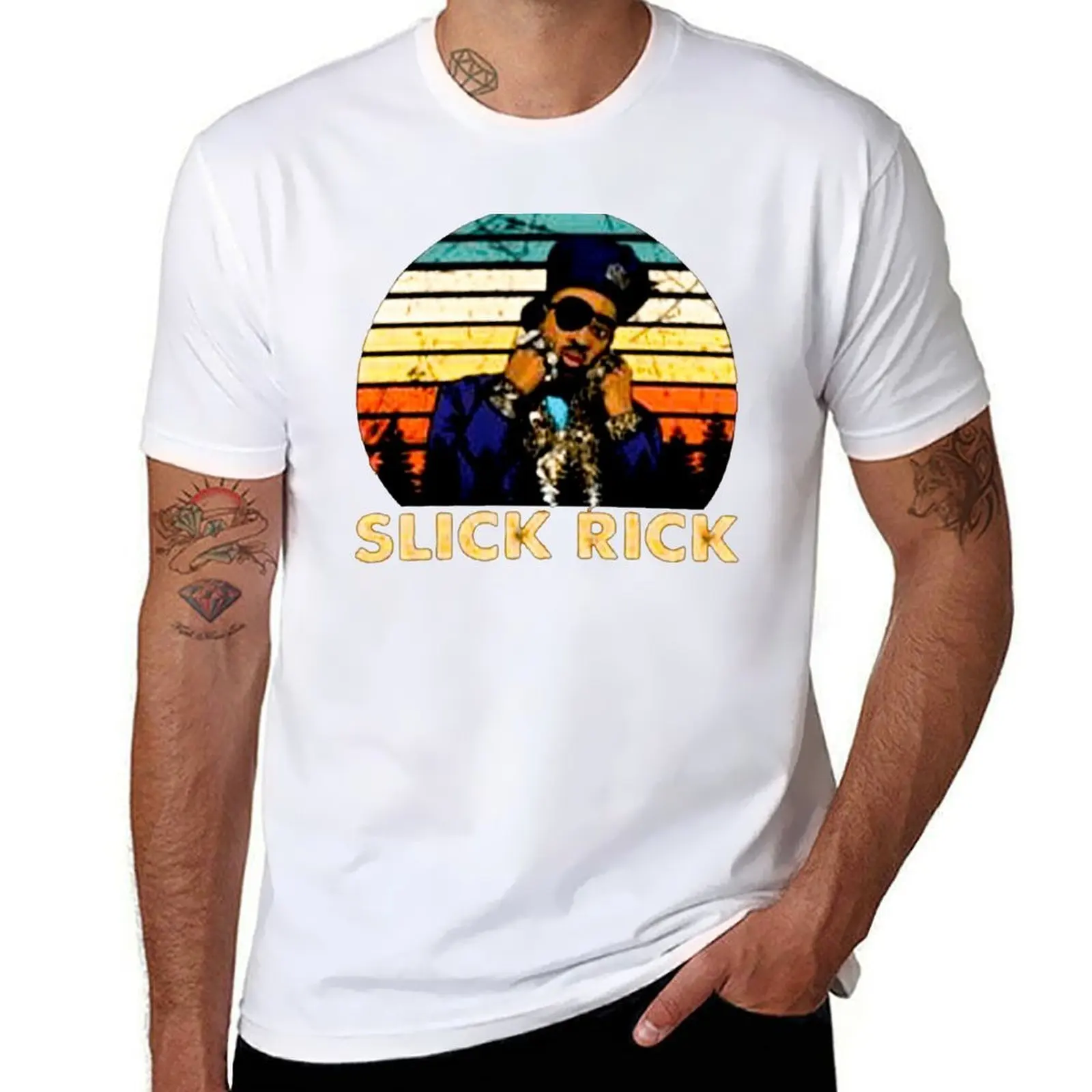 

Slick Rick T-Shirt t shirts for man cotton anime t shirts oversize T-Shirt