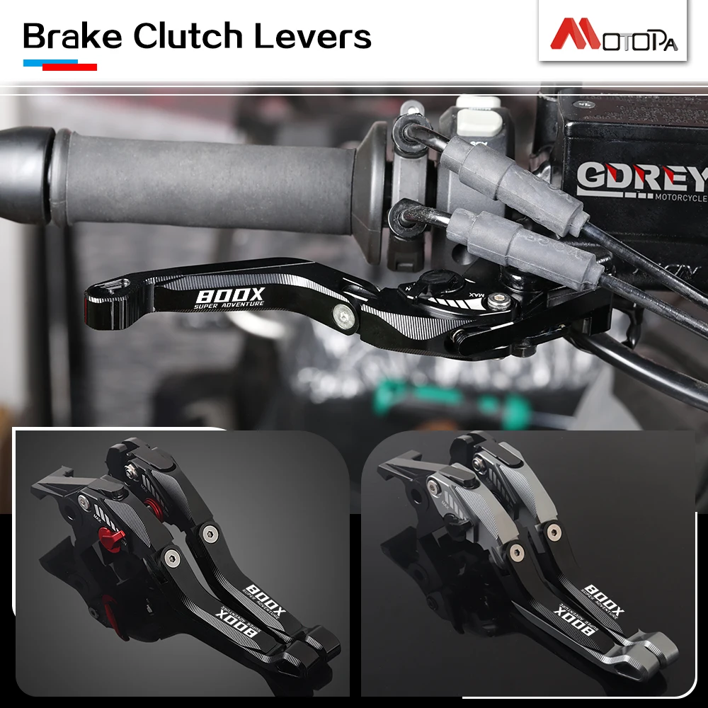 

For KOVE 800X 800 x 2023-2025 MOTOPA Motorcycle KOVE 800 X Adjustable CNC 5D aluminium Brake Clutch Levers Handle