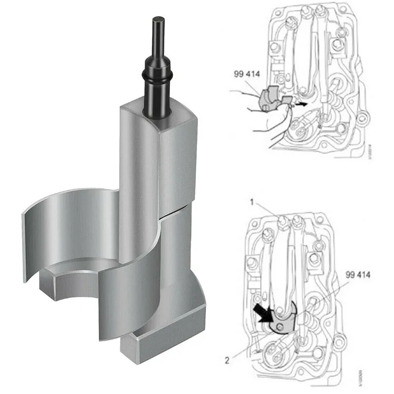 YMT Truck Injector Setting Tool for Scania Truck Pump Injectors Adjuster, Setting PDE Unit Injectors OEM # 99442/99414 - 2 Pack