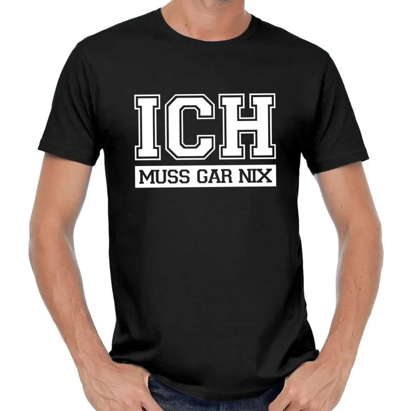 تي شيرت Io Deve Gar Nix Motto Say Comedy Fun Party Fun Gift #1