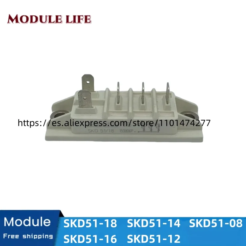 

SKD51/18 / 16 / 14 / 12 / 08，New original rectifier module bridge