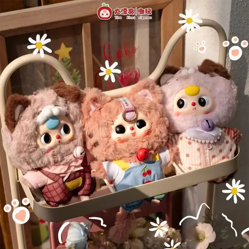 

2026 in stock baby three years old Genuine Release Kitten Wardrobe Plush Vinyl Blind Box Collectible Trendy Birthday Gift toys