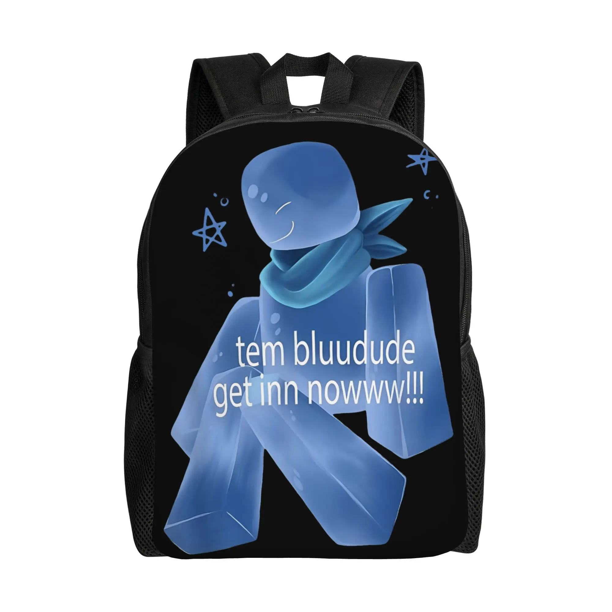 

Рюкзак Tem Bluudude forsaken Get In Now, темно-синий, для мужчин, женщин, подростков, школьный рюкзак, сумка для ноутбука, компьютерная сумка из холщовой ткани