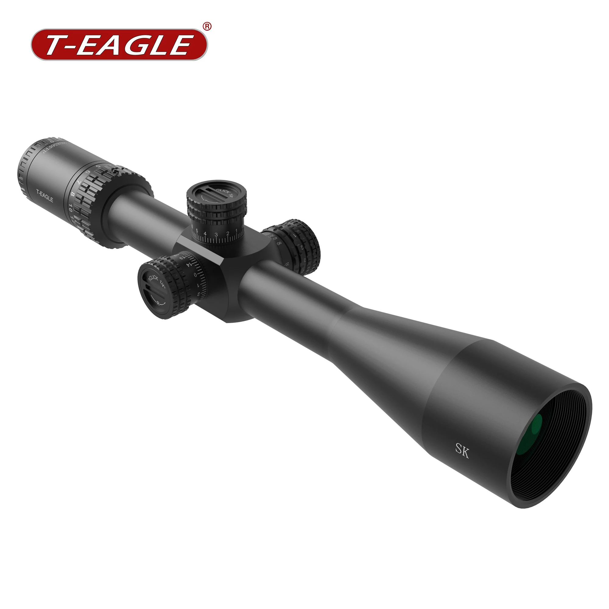 T-EAGLE SK 5-25X50SFIR FFP Caza عجلة كبيرة منظار البندقية التكتيكي للصيد محفورة الزجاج شبكاني نطاق بندقية قناص نطاق Lunetas #3
