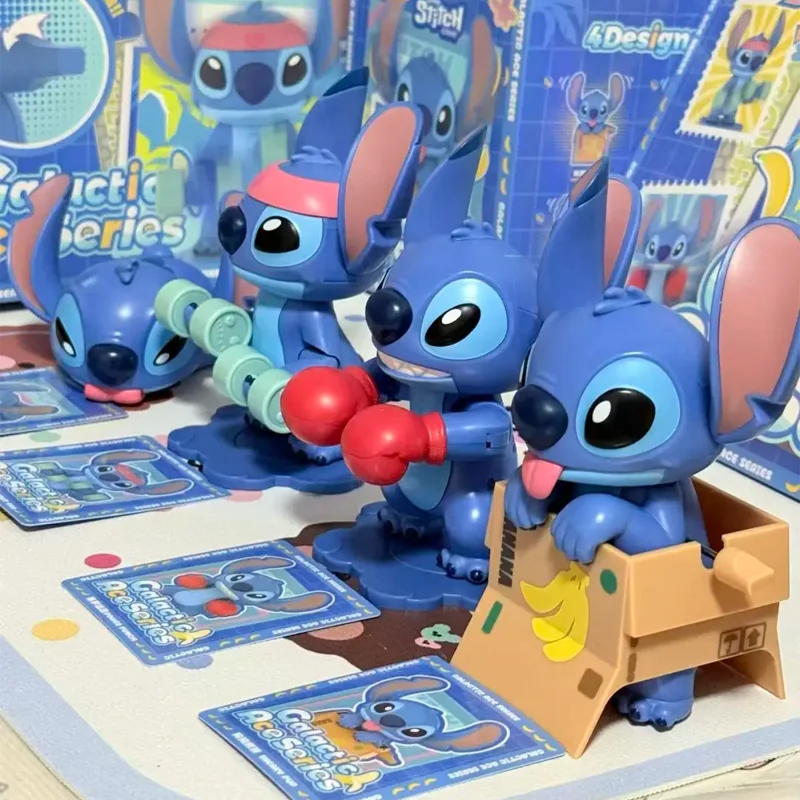 

52TOYS Stitch Interstellar Ace: Коллекционная фигурка-сюрприз с подвижными суставами, милый и модный дизайн для любителей аниме-игрушек