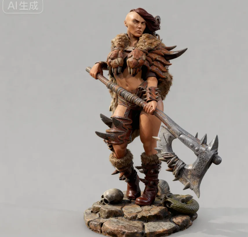 

The height of man 38mm 50mm 75mm Resin model kits colorless and self-assembled （3D Printing ） TD-7585/3D