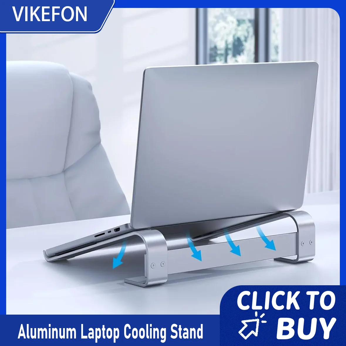 Aluminium-Laptop-Kühlständer und -Halterung für Macbook Pro Air, Dell, HP, Lenovo Notebooks, Computer-Halterung und Zubehör