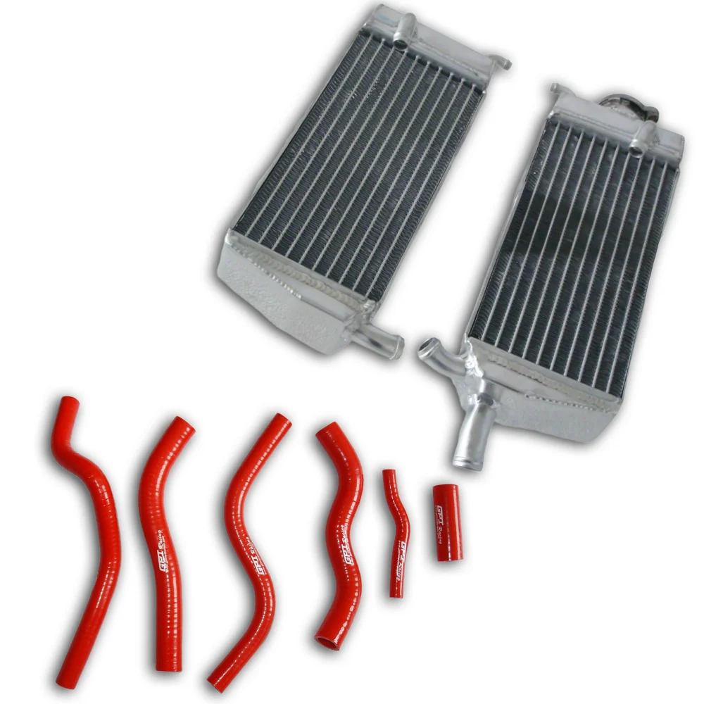 

Aluminum Radiator & Silicone Hose FOR 1990-1997 HONDA CR125R/CR125 CR 125 R 1991 1992 1993 1994 1995 1996