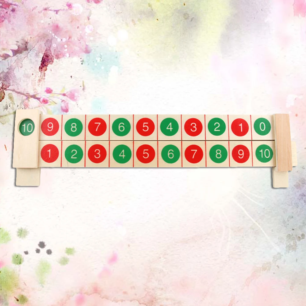 Auxiliares de ensino de matemática, régua de adição, números de educação precoce, cálculo geométrico correspondente