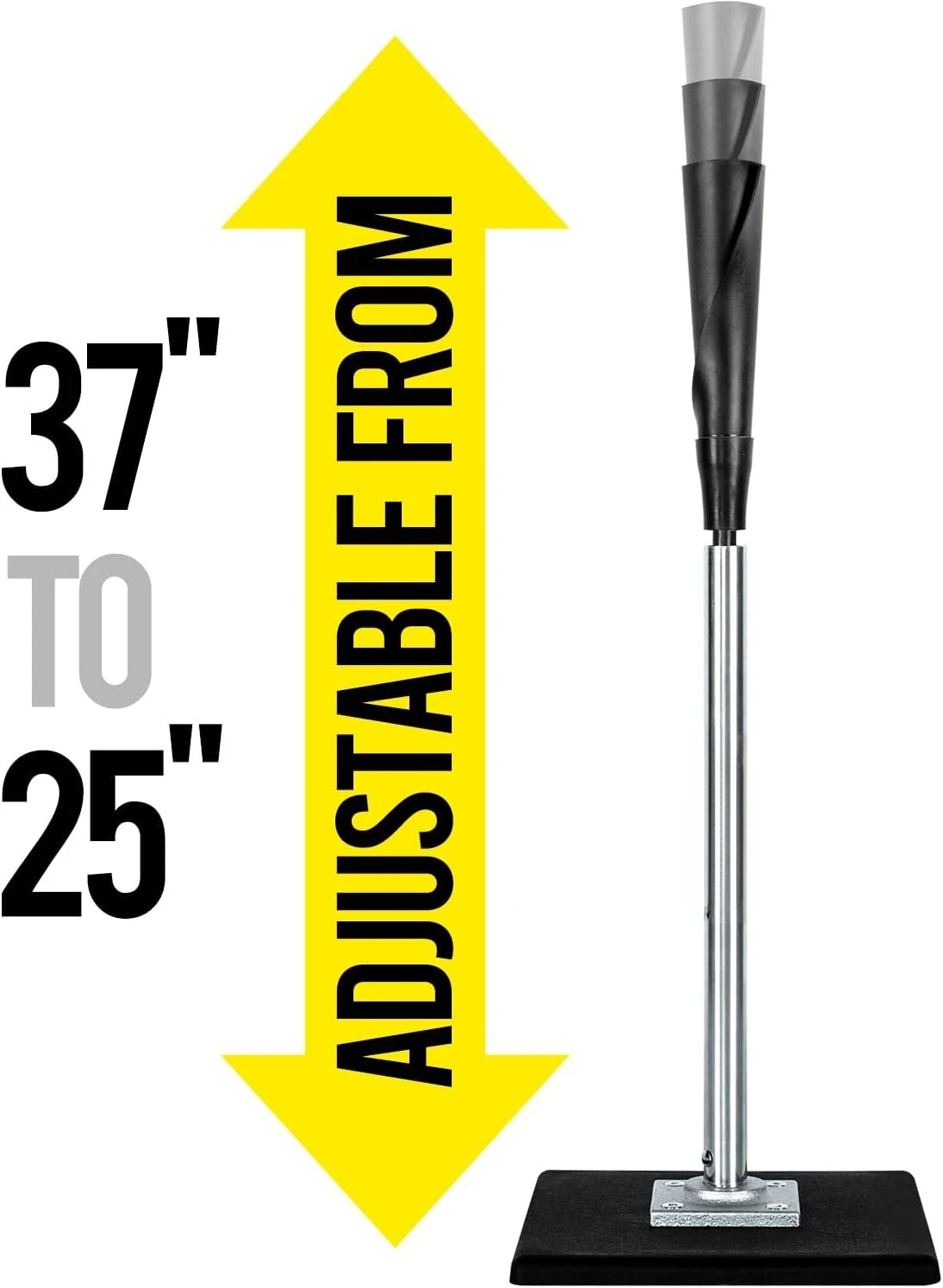 

Portable Batting Tee for Baseball/Softball, Height Adjustment from 25-37 inch,Easy Transport Premium Baseball Tee·Hot Sale