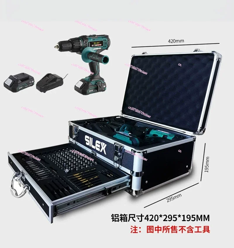 Aluminum box Metal tool box Portable storage with drawers Repair beauty car Instrument