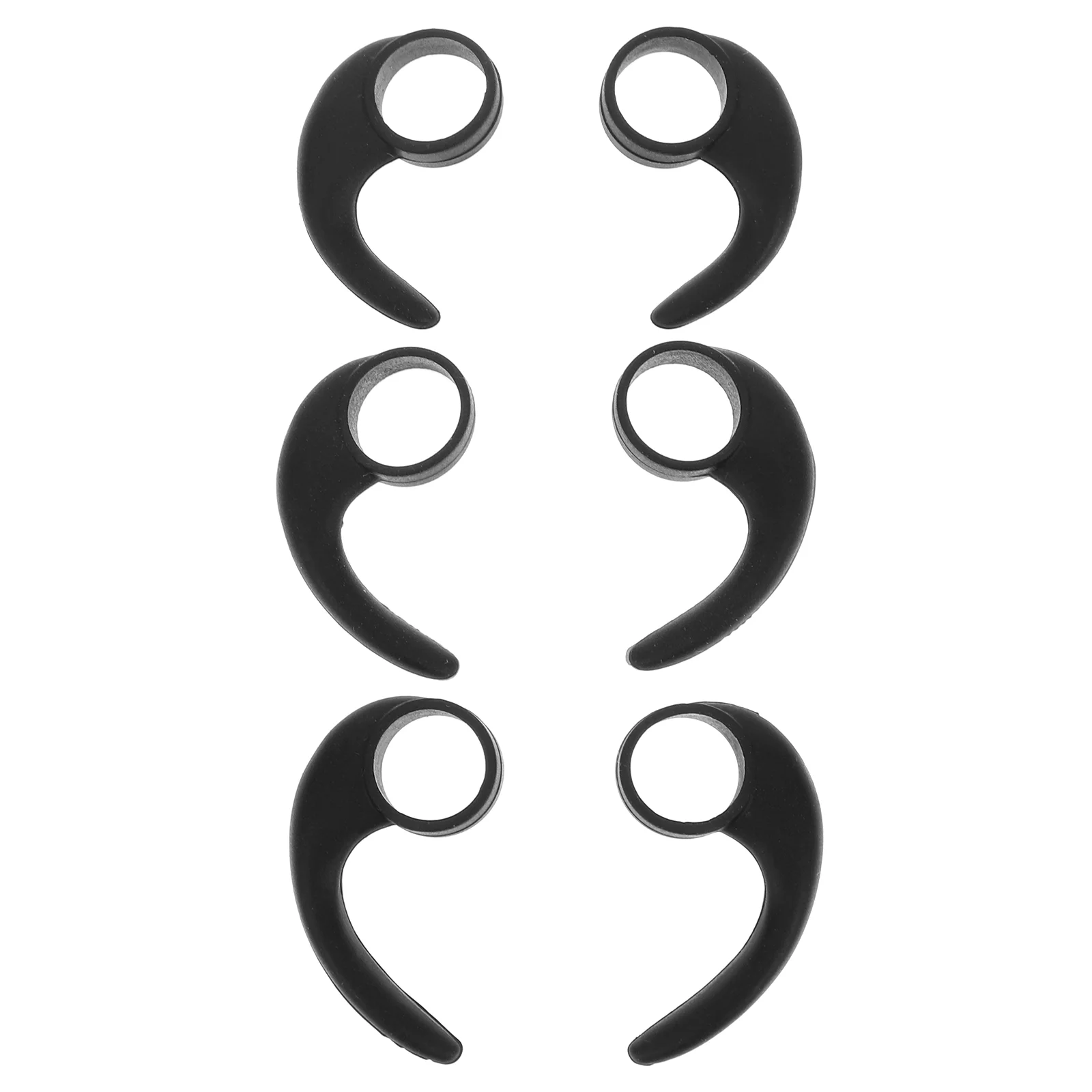 

6 Pcs Earphone Earhook Over-ear Headphones Protective Earbud Clip Non-slip Silica Gel Earflap Work