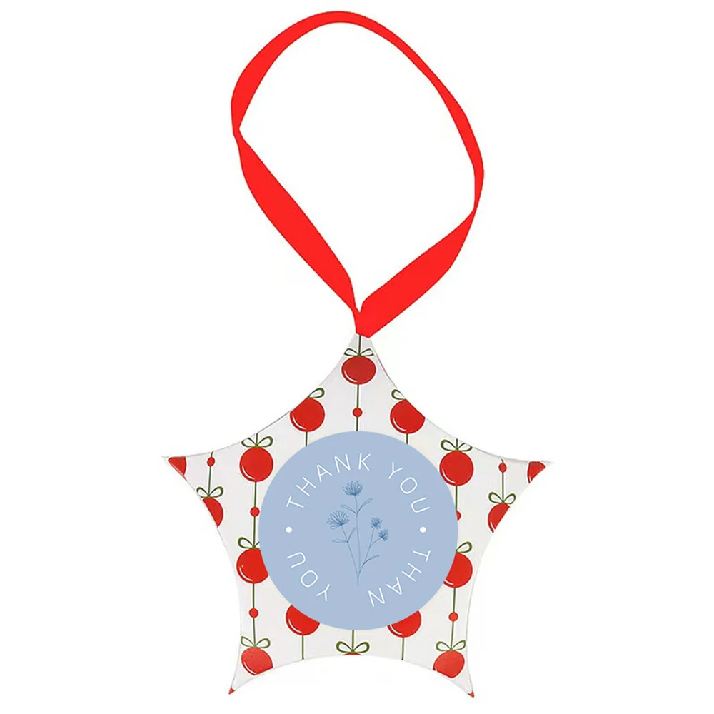 สติกเกอร์ขอบคุณขนาด1นิ้ว500ชิ้นป้ายผนึกซองจดหมายสติกเกอร์เครื่องเขียนรูปดอกกุหลาบสำหรับตกแต่งของขวัญวันเกิดในงานเทศกาล