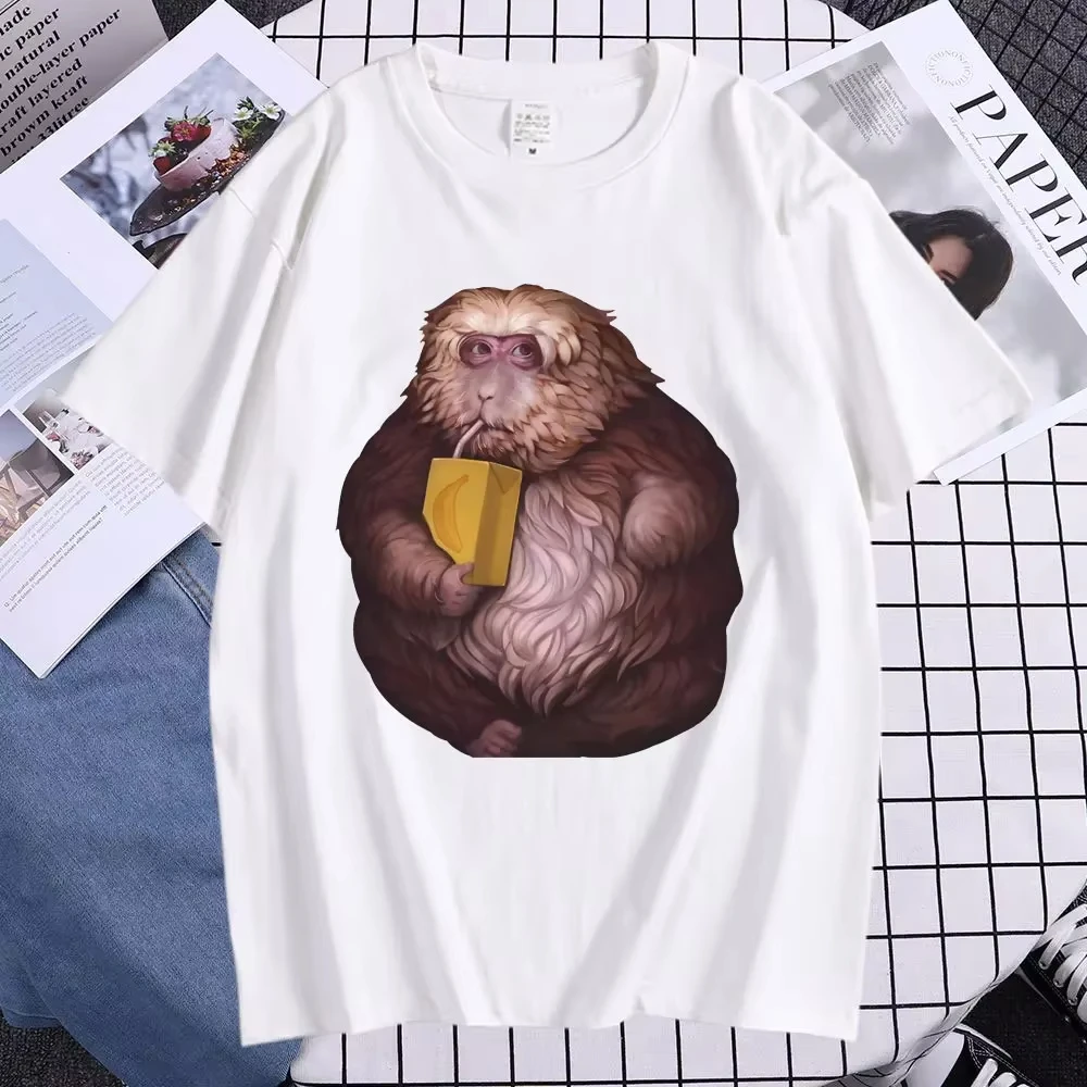 مضحك Zoon XingXing القرد الجرافيك طباعة تي شيرت الصيف القطن قصير الأكمام تي شيرت الرجال س الرقبة الملابس تي شيرتات رائع المتضخم