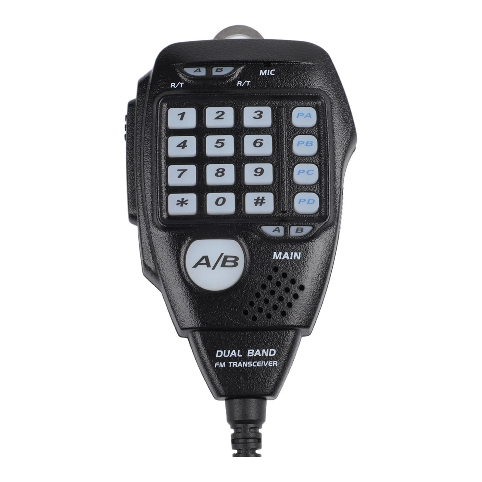 

Микрофон-громкоговоритель ABS для инструментов, двухдиапазонный VHF/UHF (136-174 МГц VHF, 400-490 МГц UHF), с задним зажимом из нержавеющей стали