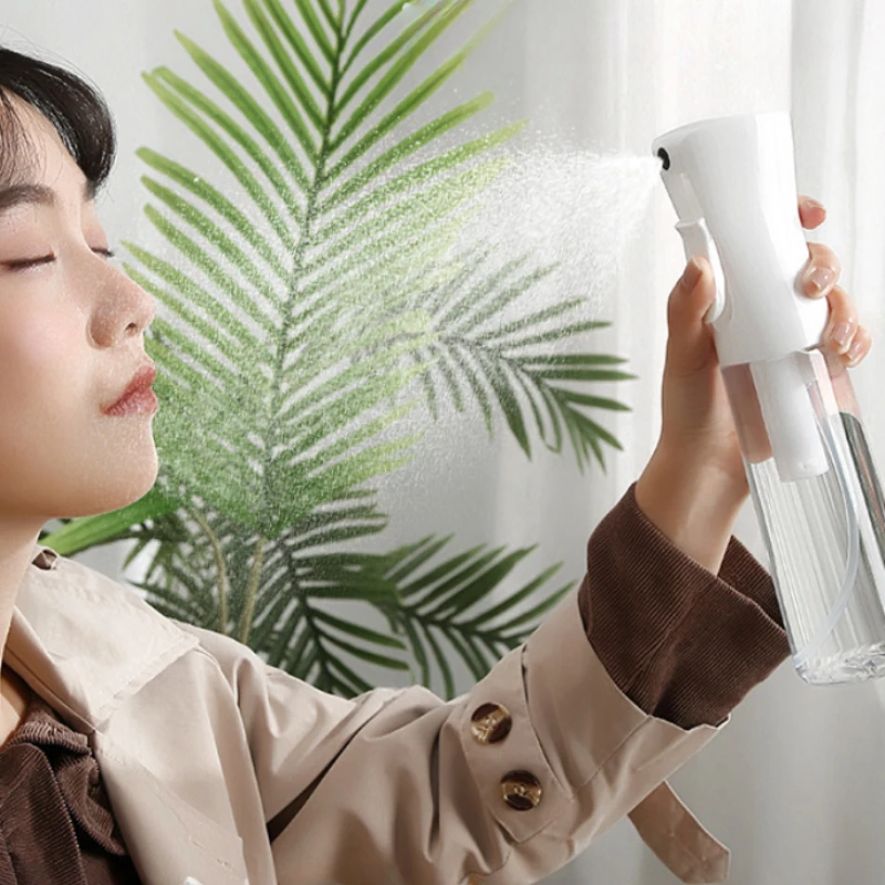 High Pressure Continuous Spray Bottle Hair Care Makeup Water Replenishing Spray Separate Bottle Press Mist Spray