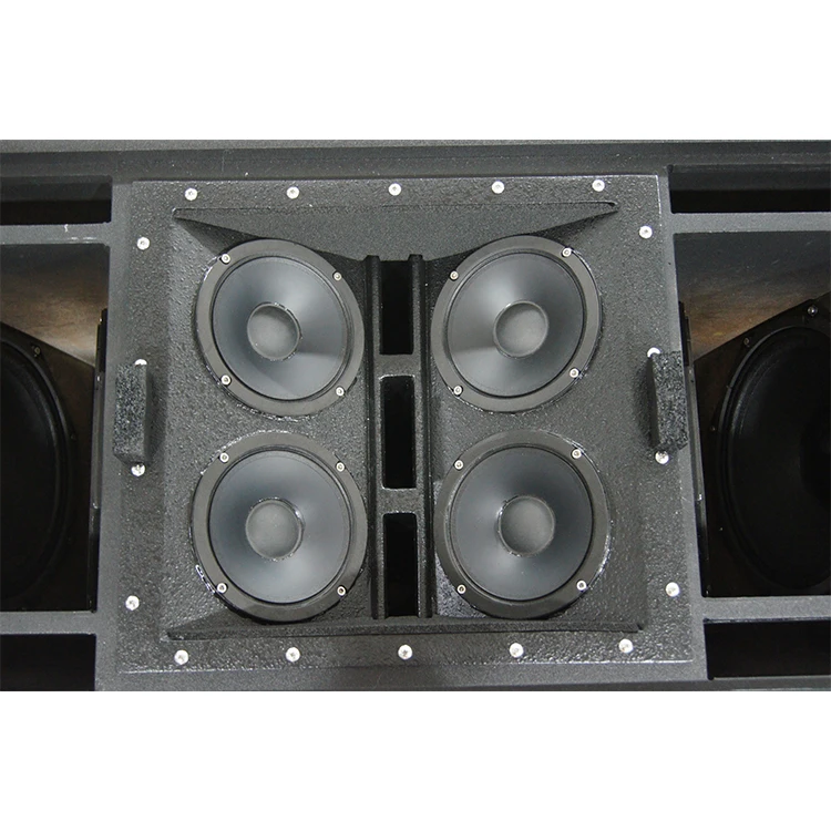 Professional Audio Video Lighting H4 Stage Full Frequency Line Array 4*12 Inch Large-Scale Performance for Outdoor Weddings