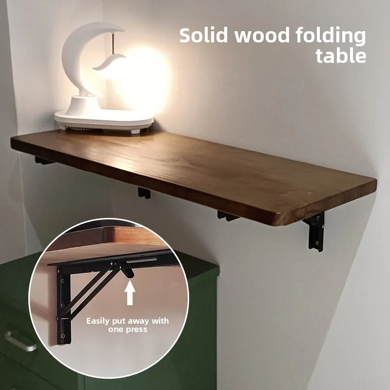 Wall-mounted folding table, simple bar table dining table, wall-mounted computer desk, small apartment table, workbench