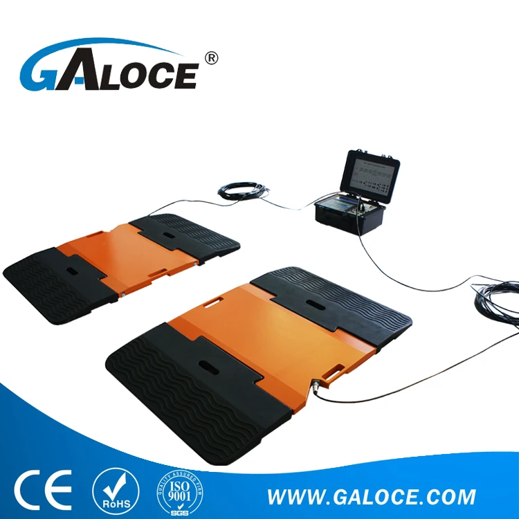 GPWA02 Pesadora de ruedas pesadas Báscula de pesaje para automóvil de 20 toneladas