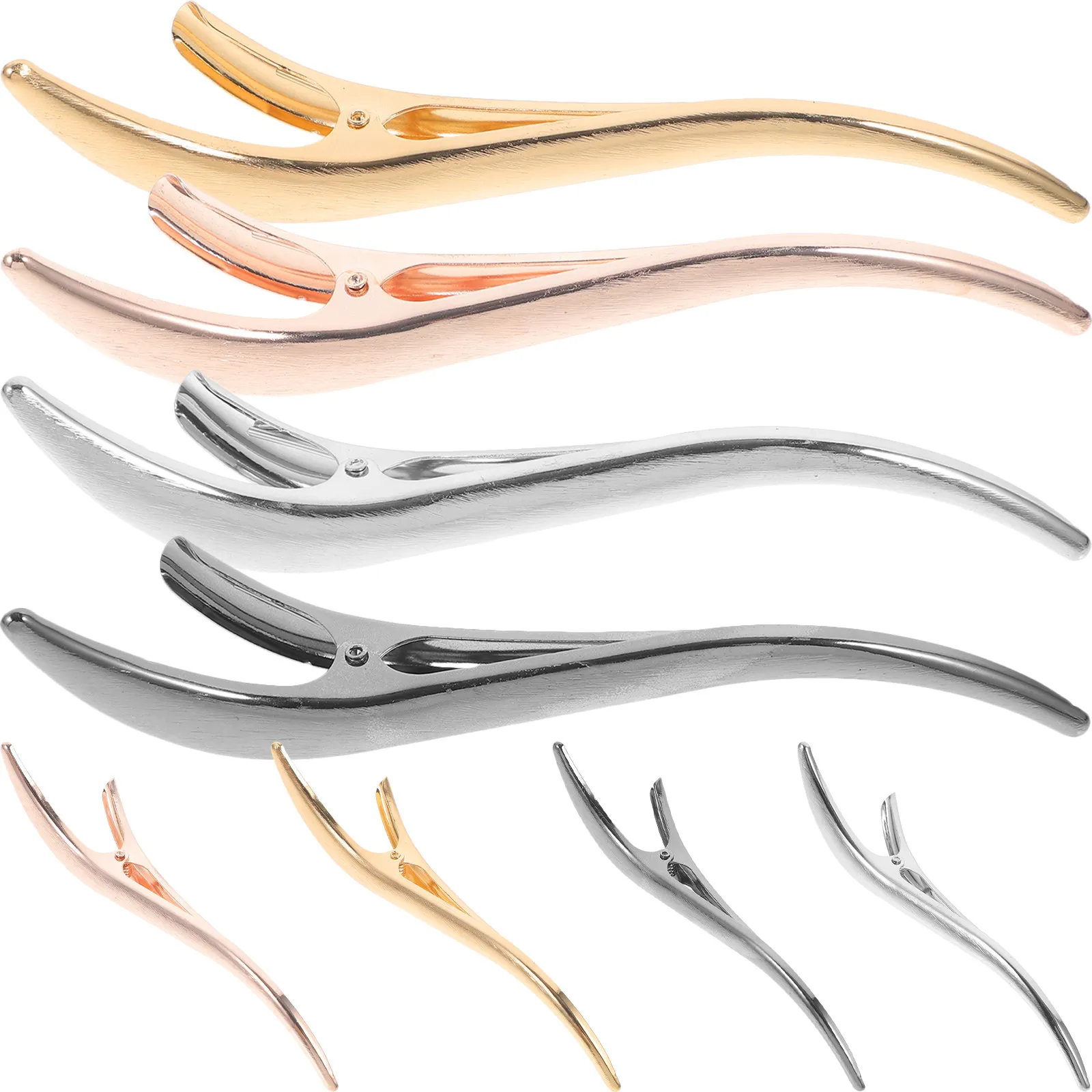 

8Pcs Large Metal Hair Clips Women's Vintage Hairpins Long Hair Barrettes Secure Hold Updo Styling Tools for Banquet Date Night