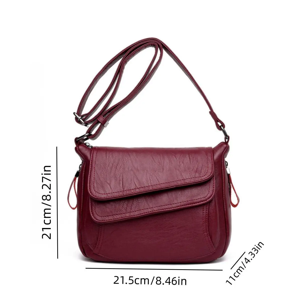 Fashion Soft Leather Luxury Wallet Handbag Women Shoulder Bag Crossbody Bag