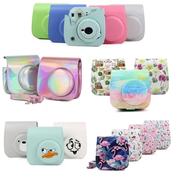 For Fujifilm Instax Mini 11 9 8 Camera Bag Artist Oil Paint PU Leather Instant Protector Cover Case Pouch Camera Accessory