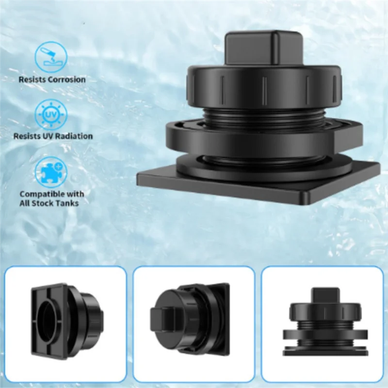 PORK-Stock Tank Drain Plug For Rubbermaid Commercial 100 150 Gallon For 50/100/150/300 Gallon Rubbermaid Stock Tanks