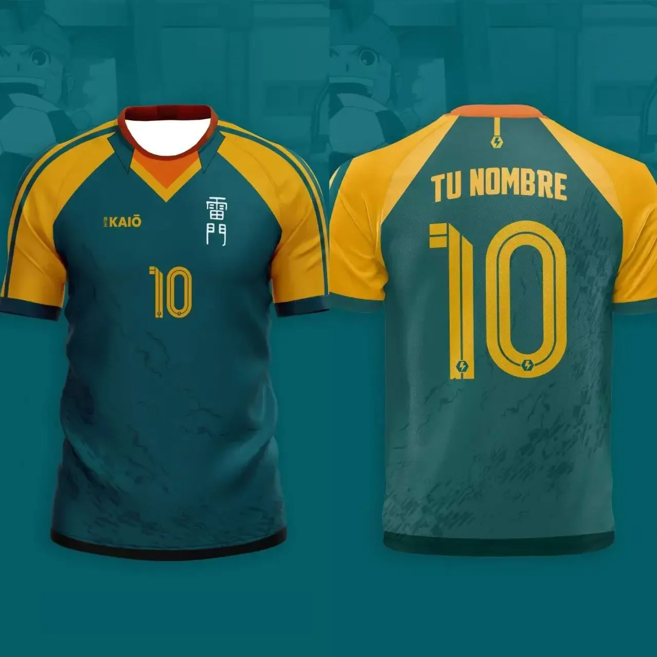 

Japan Soccer Anime Jersey Inazuma Eleven Kaio Men Women Sports Clothes Quick Drying T-shirt Harajuku Y2k Tops Women Tee Clothing