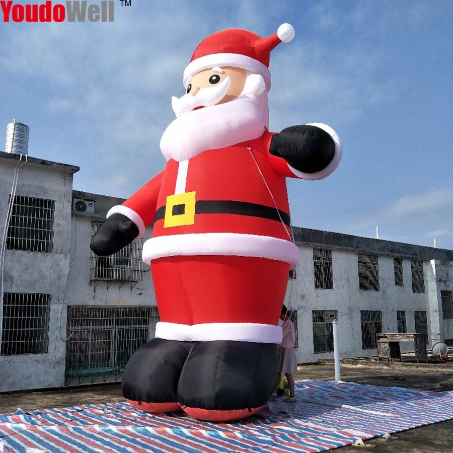 Modello gonfiabile della decorazione di babbo natale da 6mh, cortile dell'evento della festa di natale