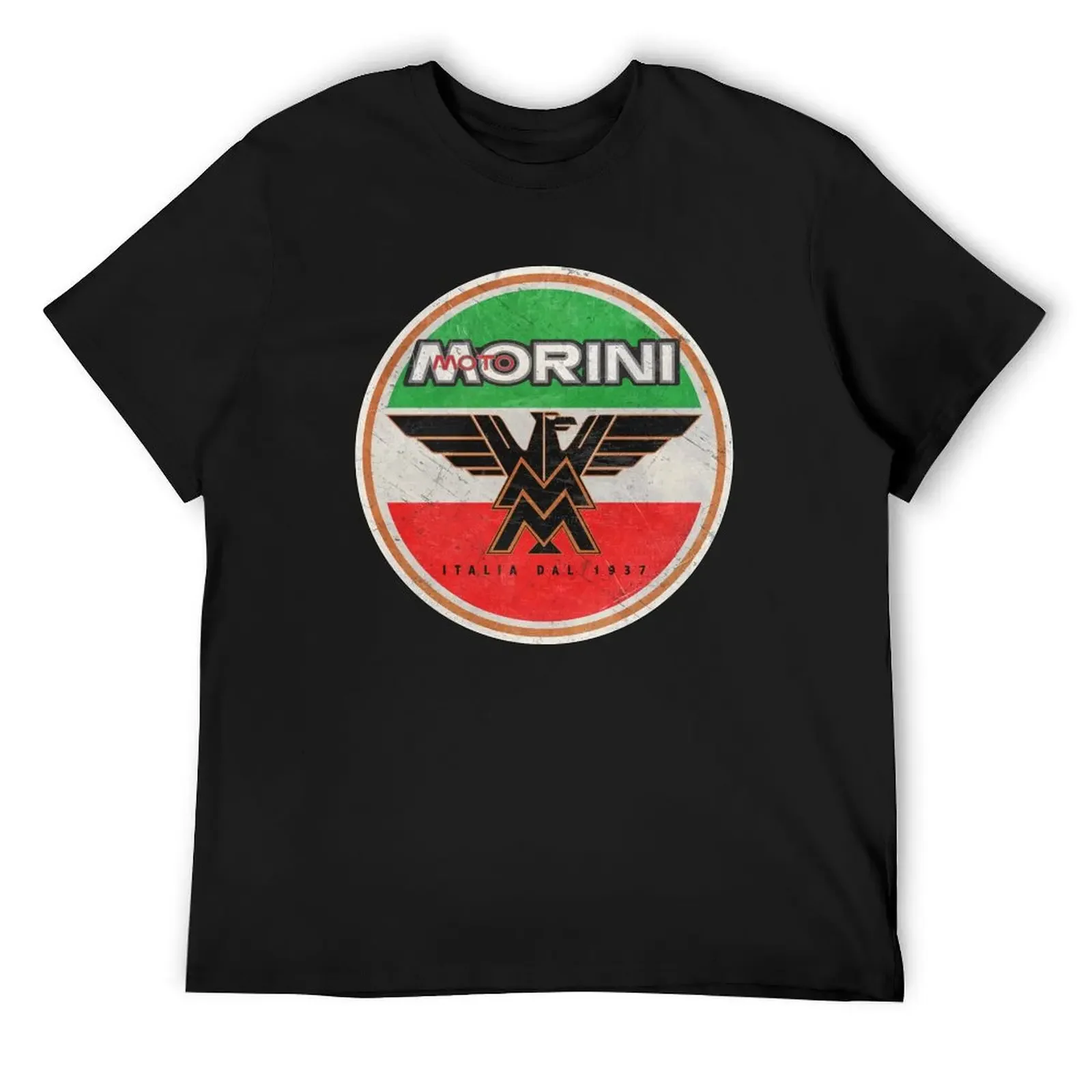 

Moto Morini. Retro Badge T-Shirt for a boy summer tops cotton graphic tees men graphic t shirts