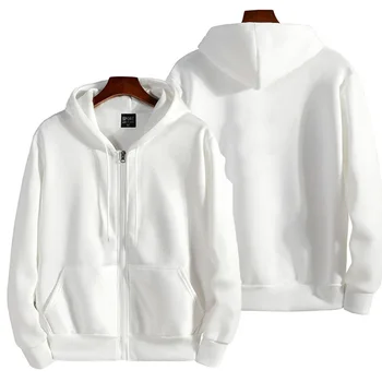 Unisex Casual Zipper Hoodie 1