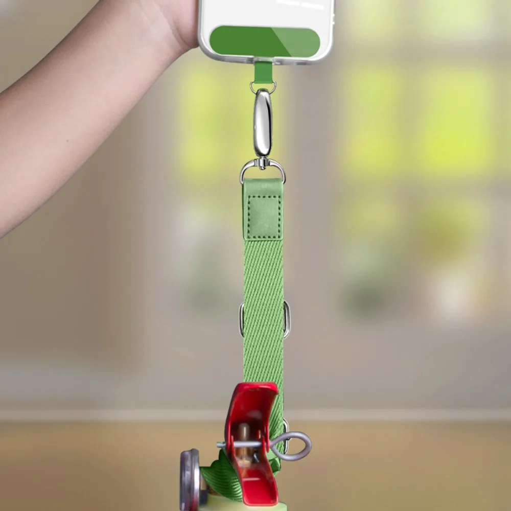 Adjustable Crossbody Phone Strap Anti Lost Long Mobile Phone Lanyard Detachable High-end Phone Neck Straps Lanyard Patch
