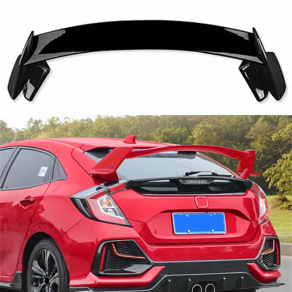 Hatchback Rear Spoiler for Honda Civic 2016 2017 2018 2019 2020 10th Gen FK7 Type-R Style Tuning Roof Wing Trunk Lip Decoration