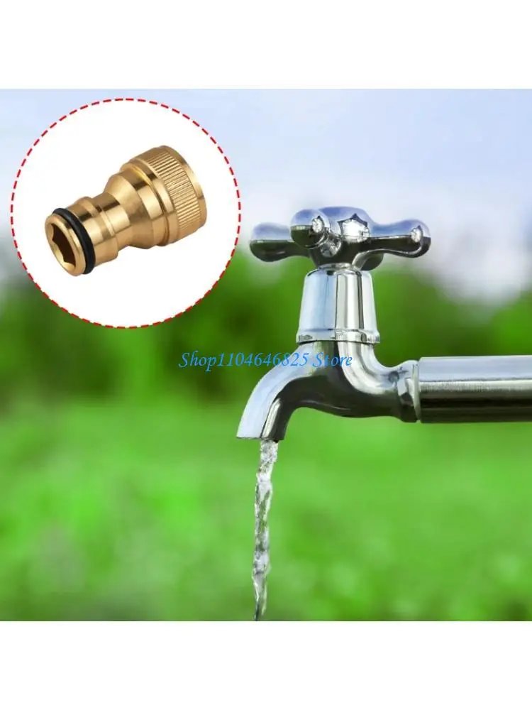 Adaptador torneira com rosca polegadas, conector rápido, acessórios para tubos água à prova vazamentos