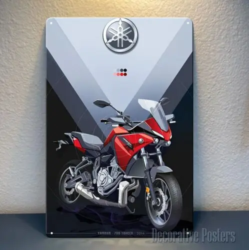 700 tracer Motorcycle Metal Poster - Collectable Sign Size:20x30cm-aluminum