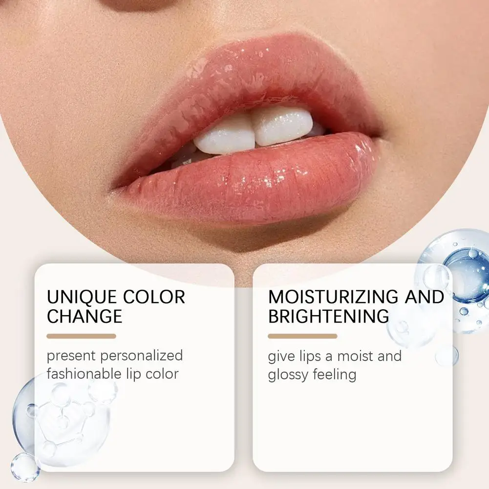 Ph Color Reacts Lippenbalsam mit Blattgold - Pflegender, langanhaltender, nicht fettender Lippenstift, spendet Feuchtigkeit und repariert spröde Lippen für Frauen. – Detail 7